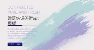 Architectural final defense ppt template