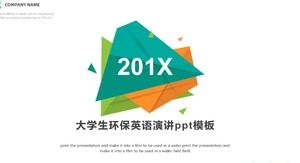 Studenți protecția mediului în limba engleză șablon ppt