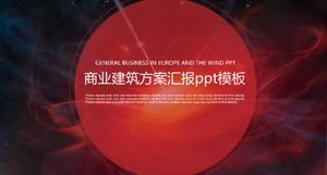 Ticari bina planı raporu ppt şablonu