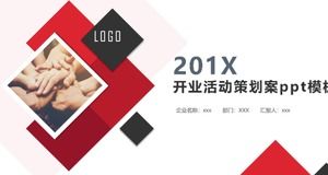 Opening event planning case ppt template