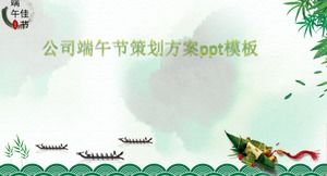 Firma Dragon Boat Festival plan planowania szablon ppt