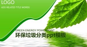 Plantilla ppt de clasificación de residuos ambientales
