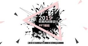 Шаблон п.п. креативного дизайна в европейском и американском стиле