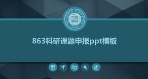 863 szablon deklaracji projektu naukowo-badawczego ppt