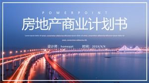 Modèle PPT de plan d'affaires immobilier moderne de mode