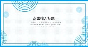 Plantilla PPT de currículum vitae de competencia laboral empresarial moderna de ambiente simple