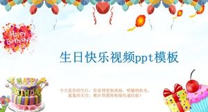 selamat ulang tahun templat ppt video