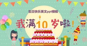 selamat ulang tahun template ppt bahasa inggris