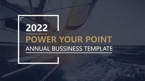 Moda grafik düzeni dergi stili PPT şablonu