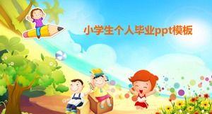 Templat ppt kelulusan pribadi siswa sekolah dasar