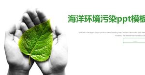 Plantilla ppt de contaminación ambiental marina