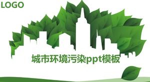 Plantilla ppt de contaminación ambiental urbana