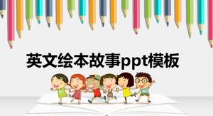 Modèle ppt d'histoire de livre d'images en anglais