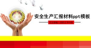 Templat ppt bahan laporan produksi keselamatan