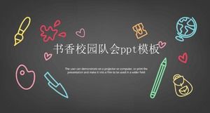 Plantilla ppt de reunión del equipo académico del campus