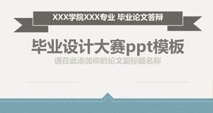 Graduation szablon konkurs projektowy ppt