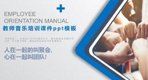 Modello ppt del materiale didattico per la formazione musicale dell'insegnante