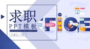 Mode kreatif tiga dimensi rasa hierarki resume pribadi kompetisi pencarian pekerjaan template PPT