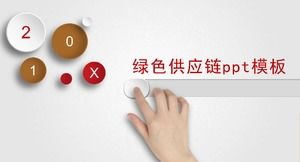 Grüne Lieferkette ppt-Vorlage