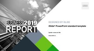 Modèle ppt de planification de projet gris-vert d'entreprise générale