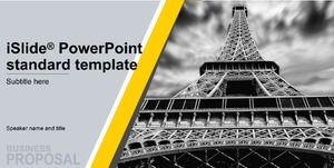 Modèle ppt de planification de projet bleu clair d'entreprise simple