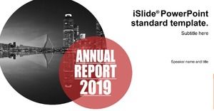 簡單的商業灰色項目規劃ppt模板