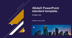 เทมเพลต ppt รายงานสรุปธุรกิจบรรยากาศระดับไฮเอนด์