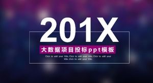 Template ppt penawaran proyek data besar