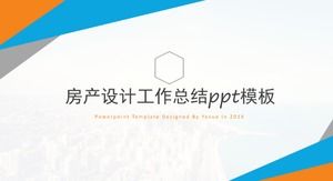 Gayrimenkul tasarım çalışması özeti ppt şablonu