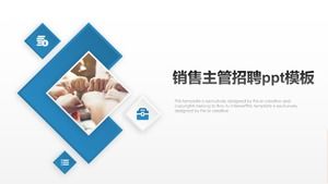 Modello ppt per il reclutamento di dirigenti di vendita