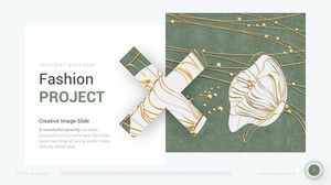 Creative and exquisite literature and art general PPT template