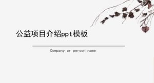 Kamu refahı projesi tanıtım ppt şablonu