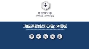 Templat ppt laporan topik kelas