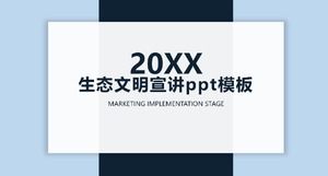 Modelo de ppt de apresentação de civilização ecológica