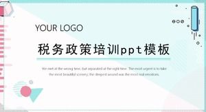 Vergi politikası eğitimi ppt şablonu