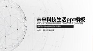 Gelecek teknoloji ömrü ppt şablonu