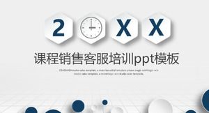 Course sales customer service training ppt template