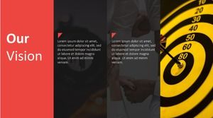 Modelo de PPT geral de negócios de empresa de estilo europeu e americano moderno de atmosfera de moda