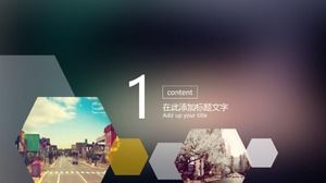 Yeşil sağlık ekolojik çevre koruma ppt şablonu