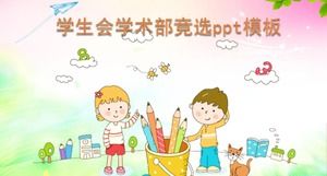 Modello PPT per l'elezione del dipartimento accademico dell'Unione studentesca