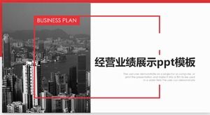 PPT-Vorlage für die Anzeige der Geschäftsleistung