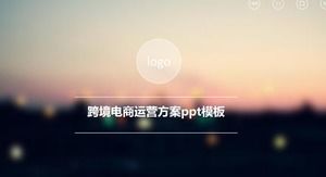 跨境电商运营计划ppt模板