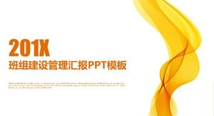 Modelo de ppt de relatório de gerenciamento de construção de equipe