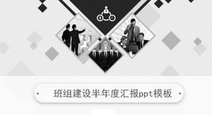 Modelo de ppt de relatório semestral de construção de equipe