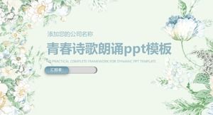 Templat ppt pembacaan puisi remaja