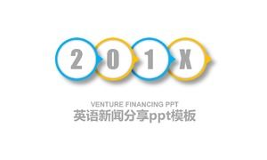 Modèle ppt de partage de nouvelles en anglais