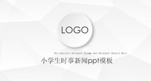 Modèle ppt d'actualités de l'école primaire