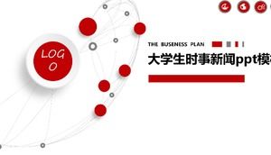 Modèle ppt de nouvelles sur les affaires courantes des étudiants du collège