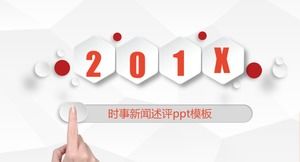 Modèle ppt de revue de l'actualité de l'actualité