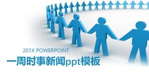 Modèle ppt de nouvelles hebdomadaires